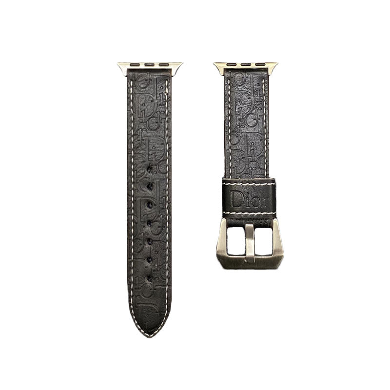 Bőr CD Apple Watch Band Gray-YHK240509