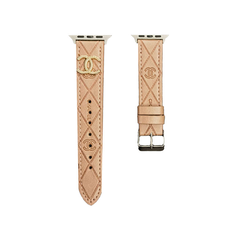 Lyxigt CC Apple Watch Band Brown-YHK2405059