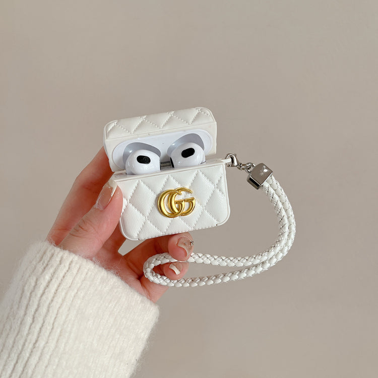 Luksus GG AirPods deksler Hvit-LGB240424