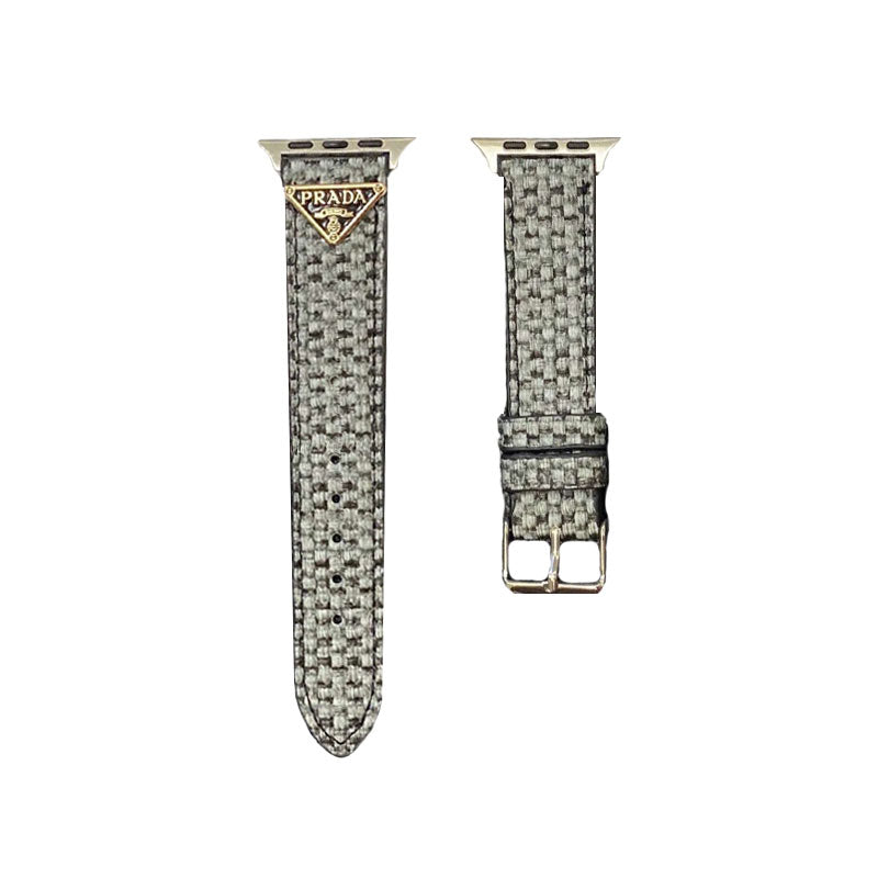 Strikk Prada Apple Watch Band Hvit-BZK240509