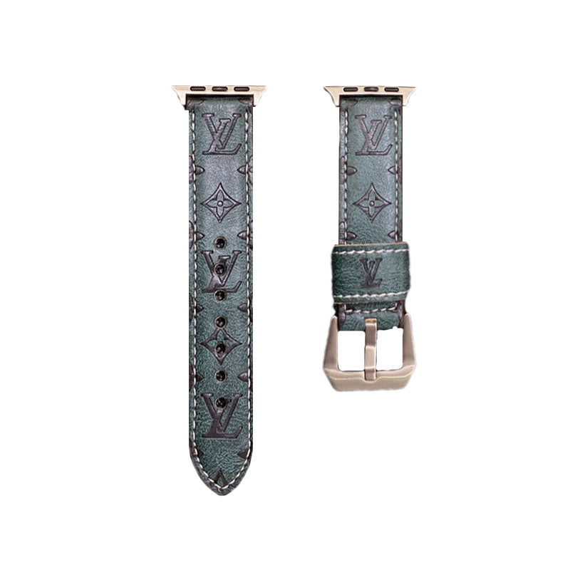 Skinn Monogram Apple Watch Band Skinn Rød-YH24422