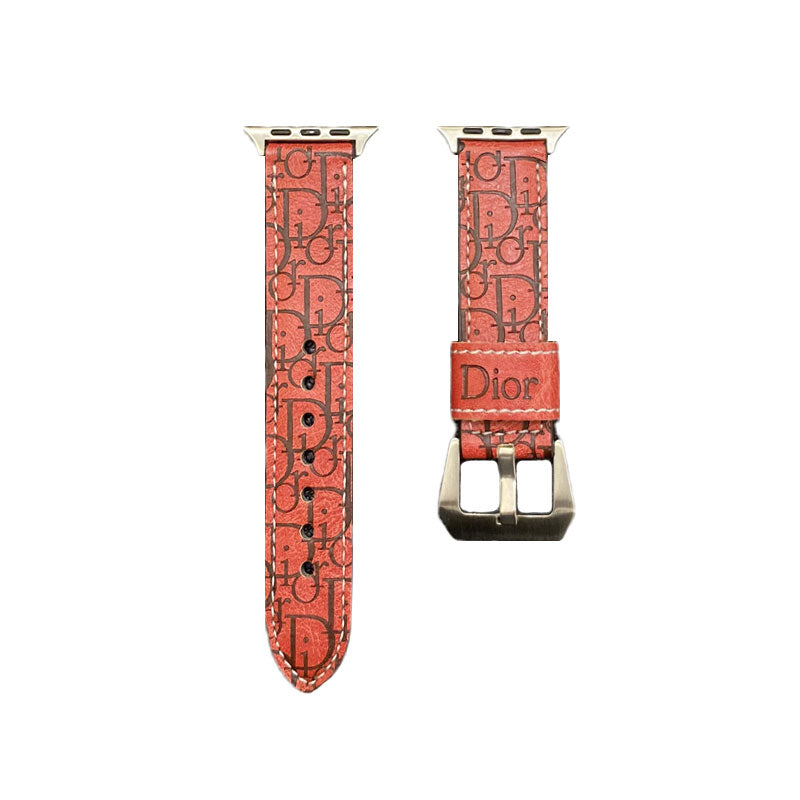 Bőr CD Apple Watch Band Gray-YHK240509