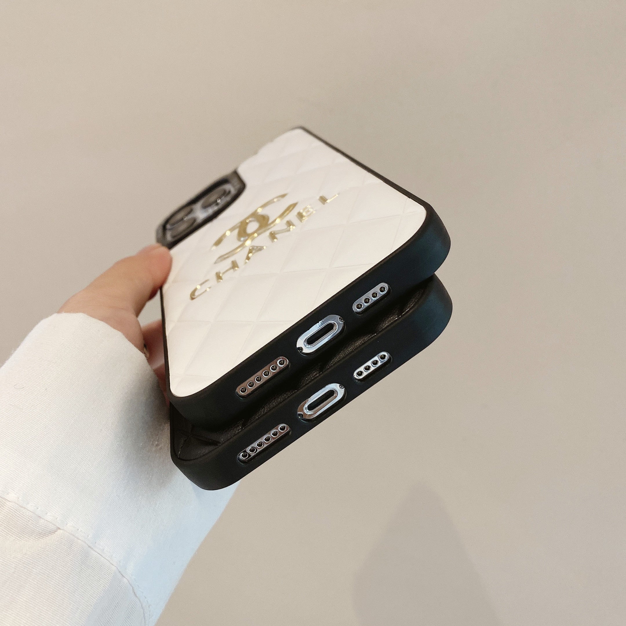 Funda de cuero de lujo para iPhone | Brillar