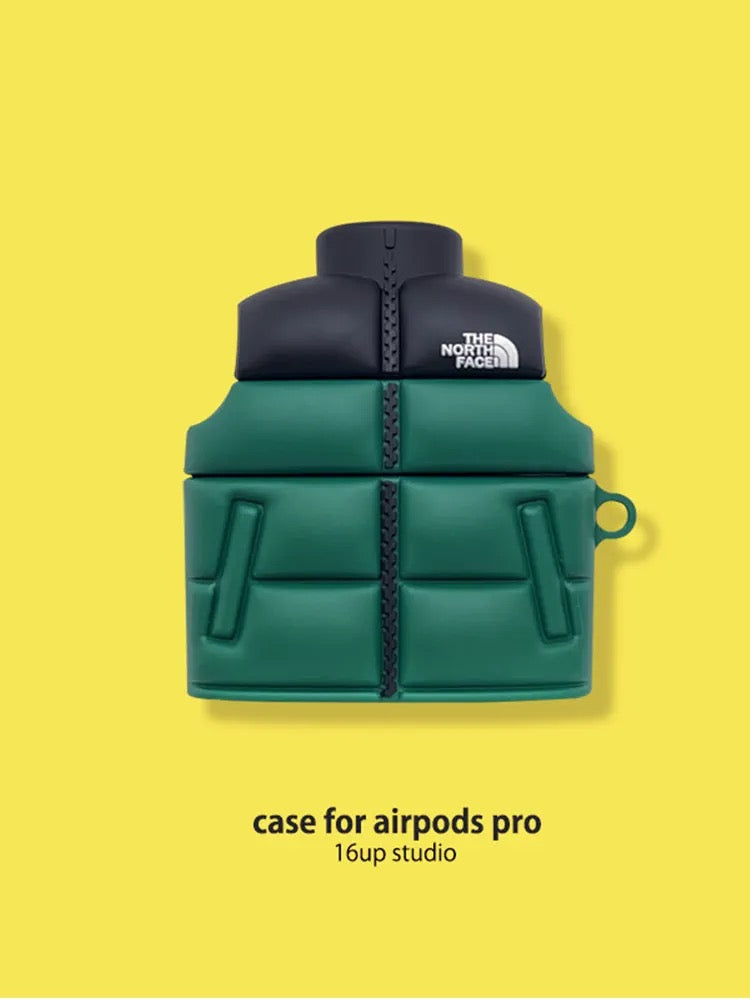 TNF dunjakkestil Airpods-veske