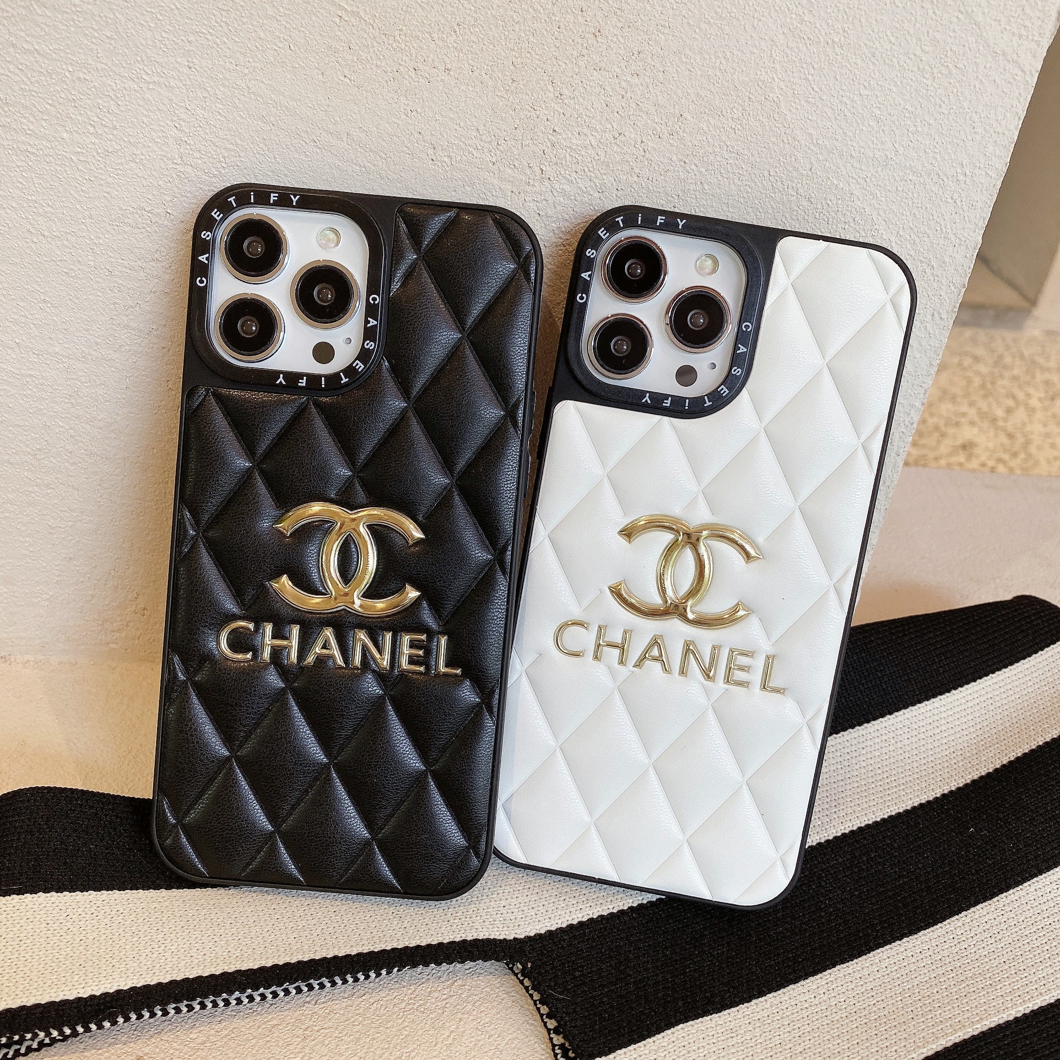 Luxe leren iPhone-hoesje | Glans