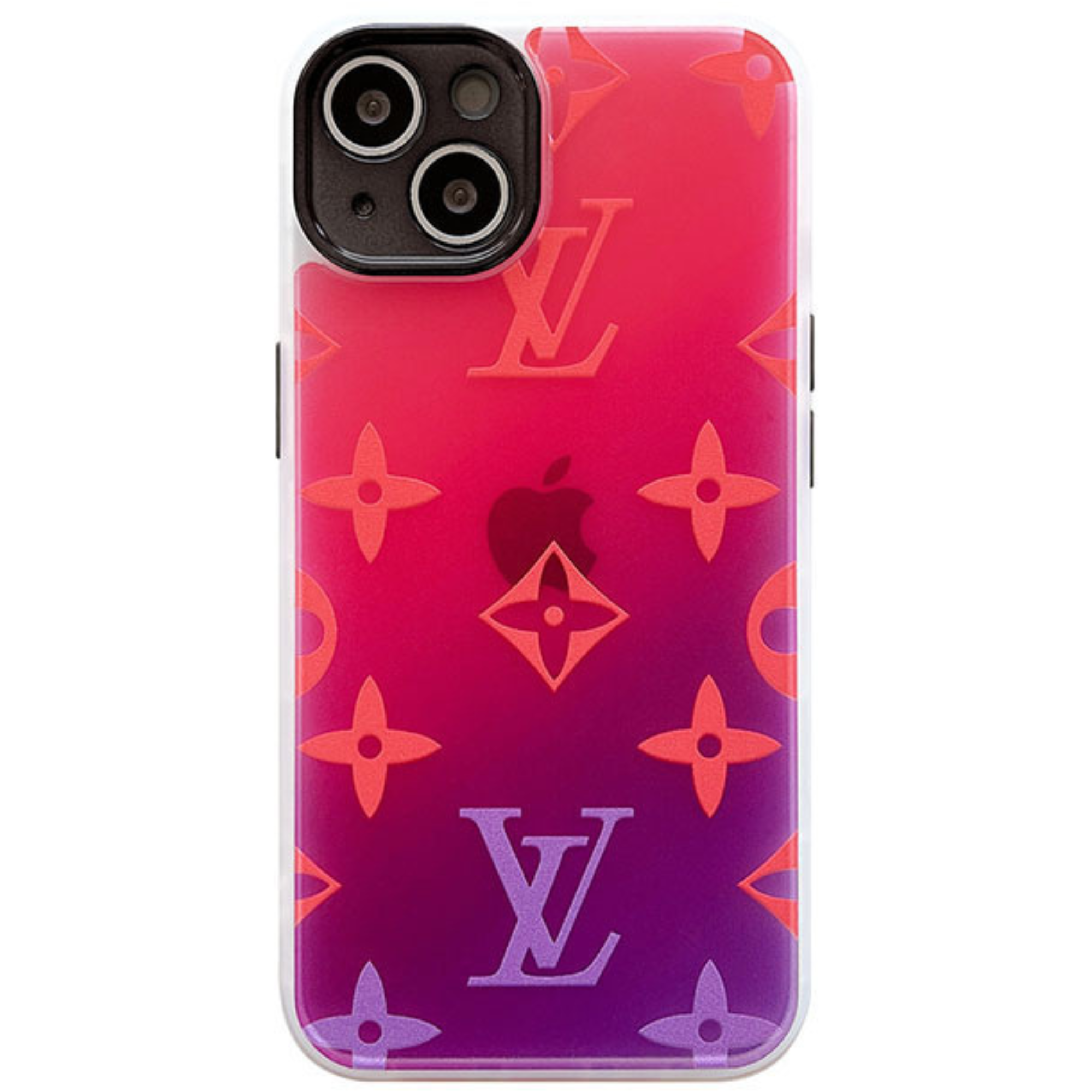 'LV' SCHADUWEN IPHONE HOESJE | Glans