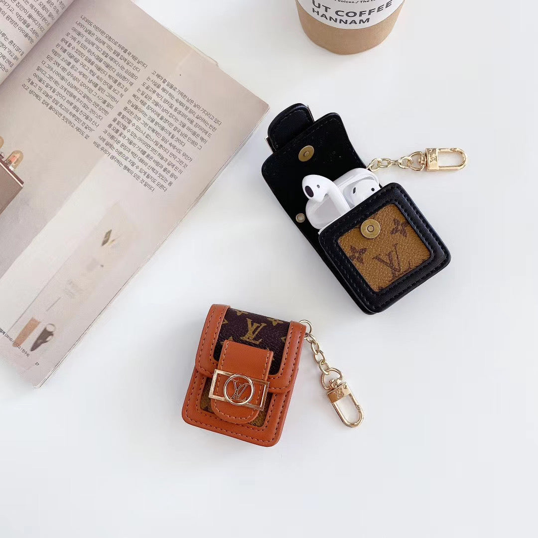 Luxe Dauphine AirPods-hoesjes Bruin-DFN240420