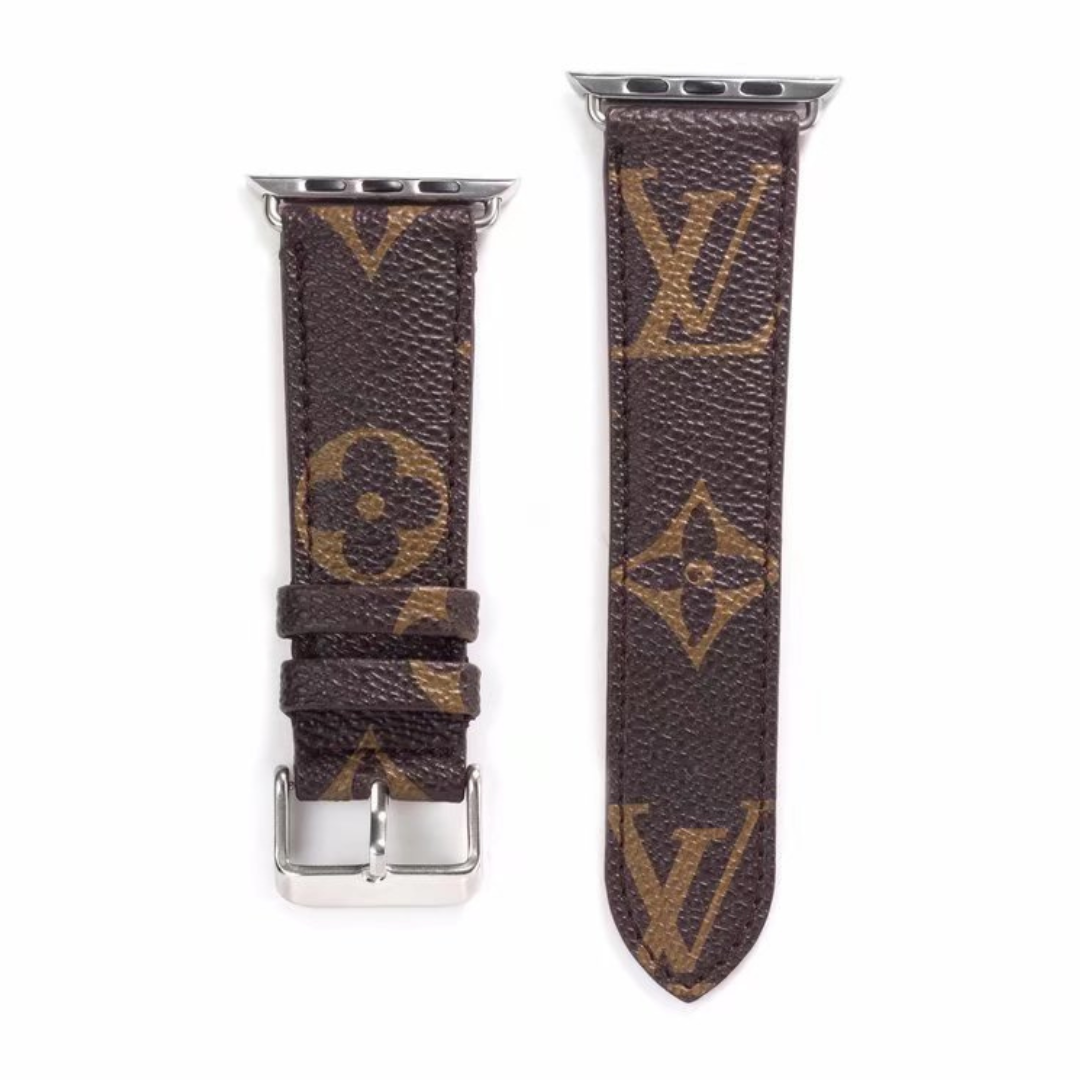 LV BRUNT MONOGRAM LÄDER