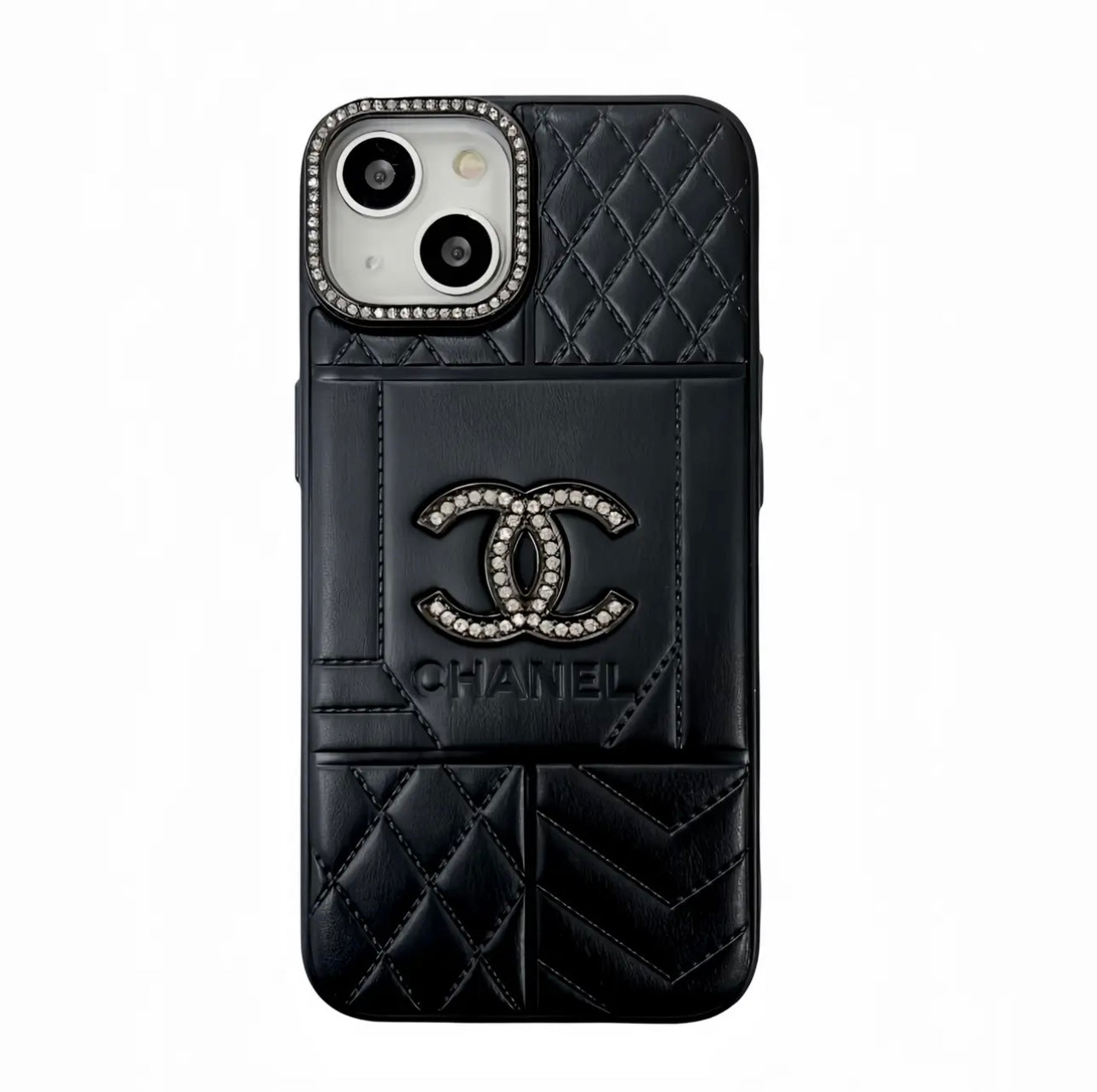 Capa luxuosa para iPhone CC (com caixa)