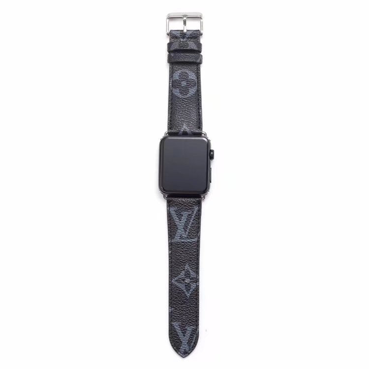 LV BLK MONOGRAM LÄDER