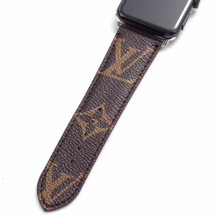 LV BRUNT MONOGRAM LÄDER