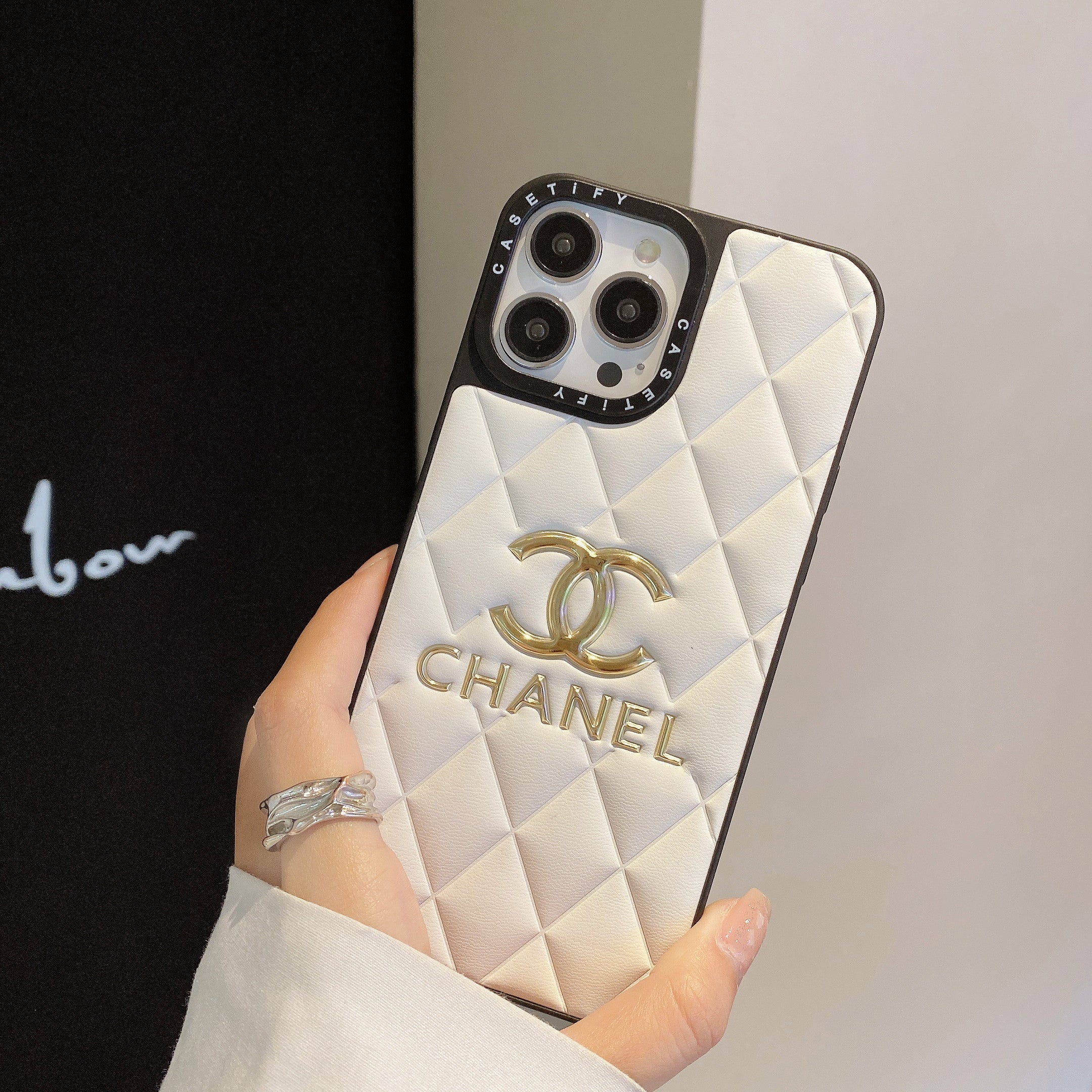 Luxe leren iPhone-hoesje | Glans