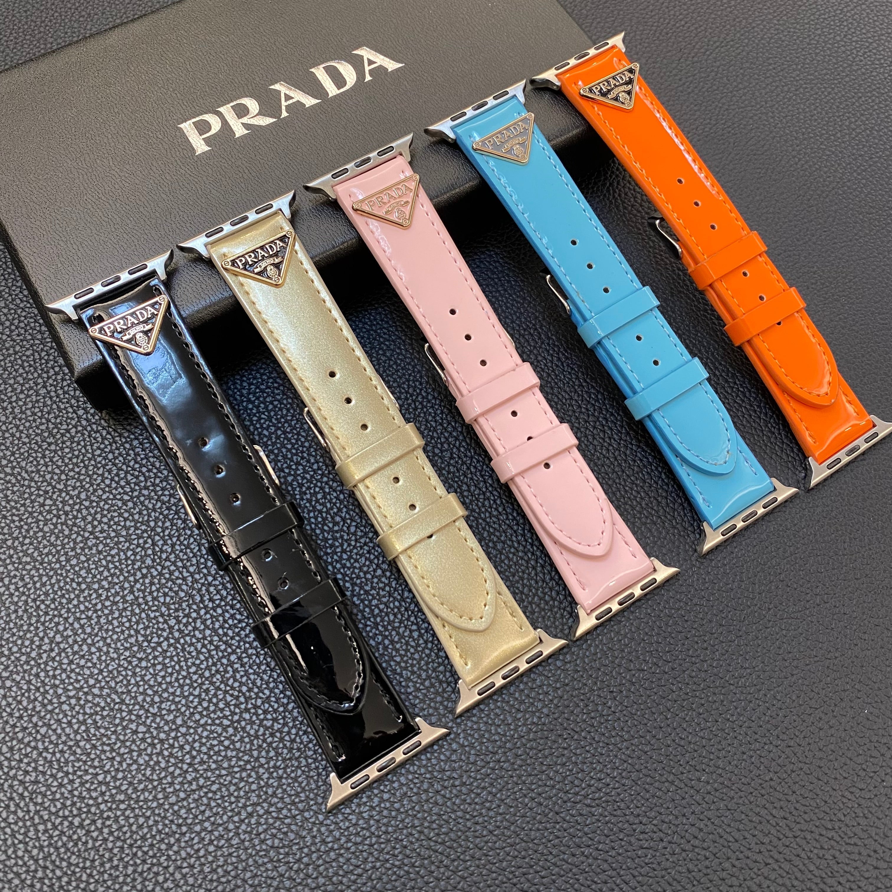 Prada Apple Watch Band Preto-LPK240509