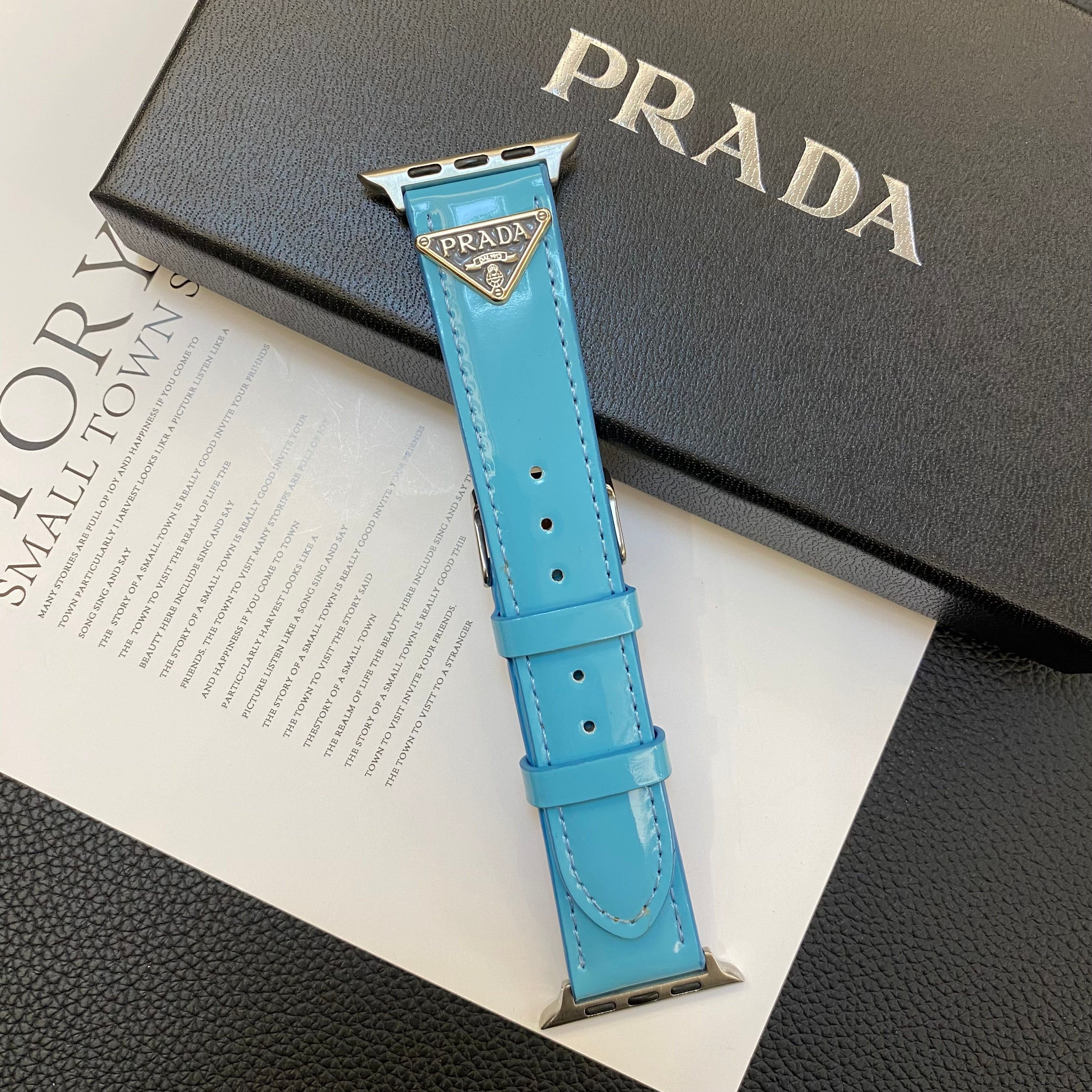 Prada Apple Watch Armband Blau-LPK240509