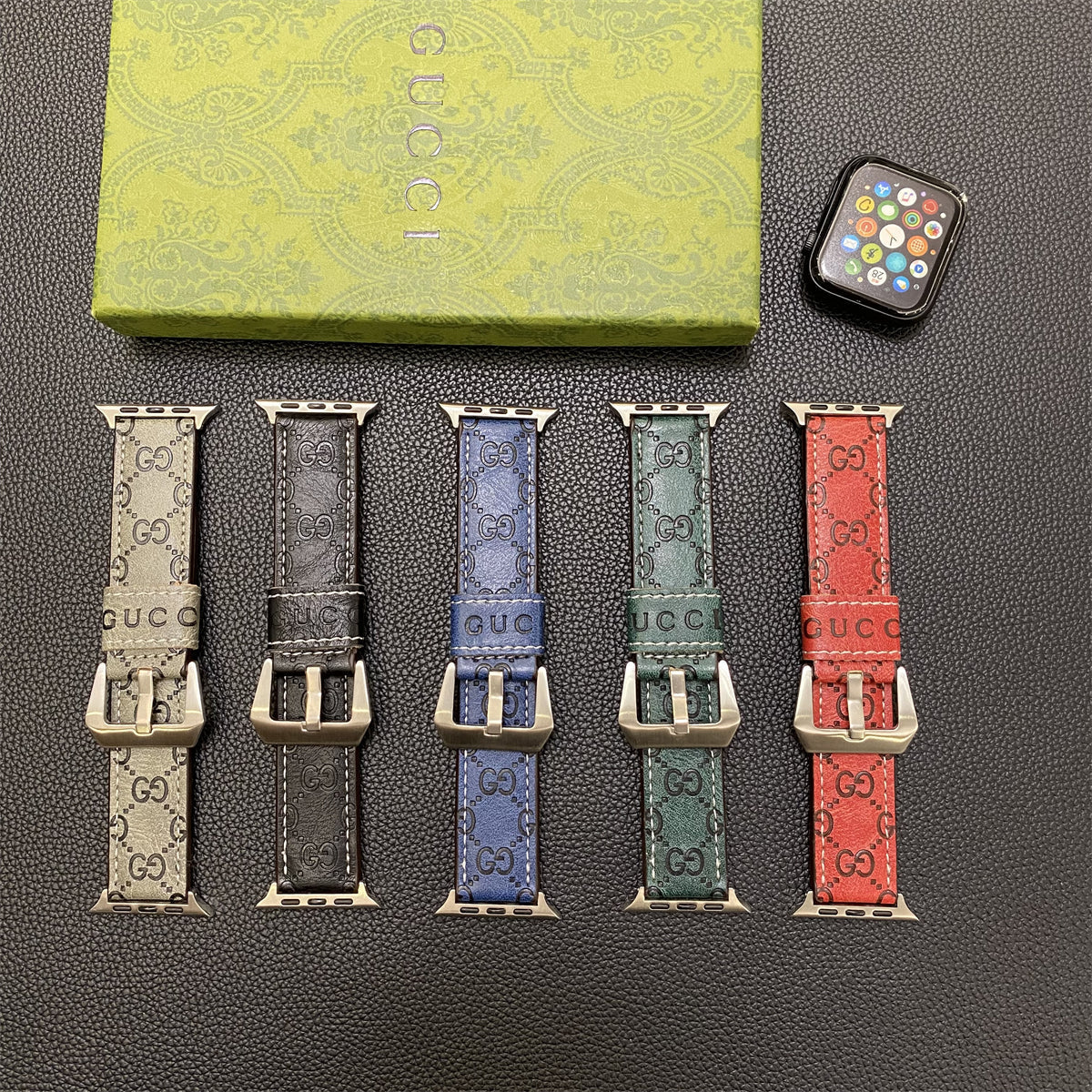 GG Apple Watch Band bőr piros-SW24422