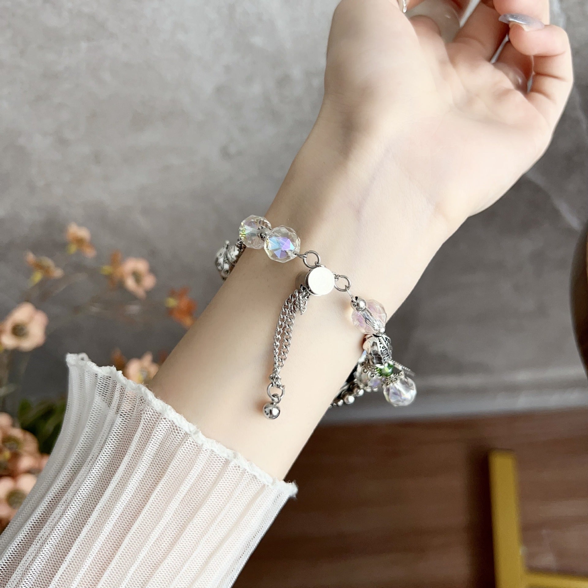 Pulsera de cristal colorida con cambio gradual Apple Watch Band