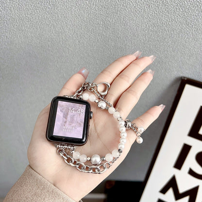 Agate Pearl Bracelet Watch Band