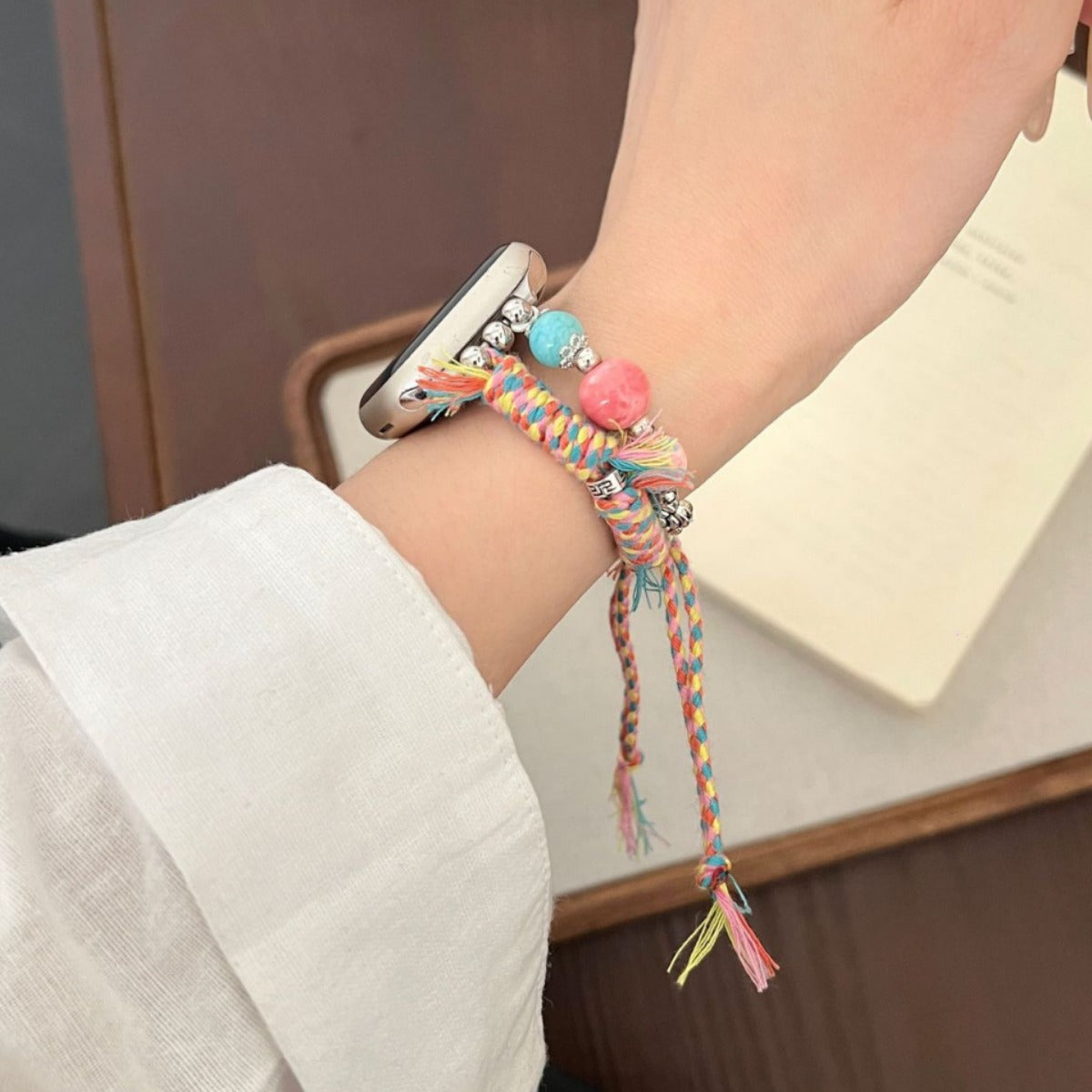 Stone Color Rope Braided Apple Watch Band