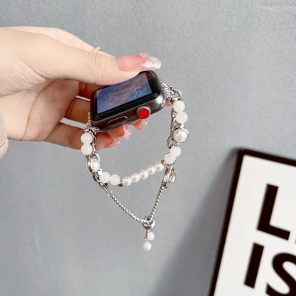 Agate Pearl Bracelet Watch Band