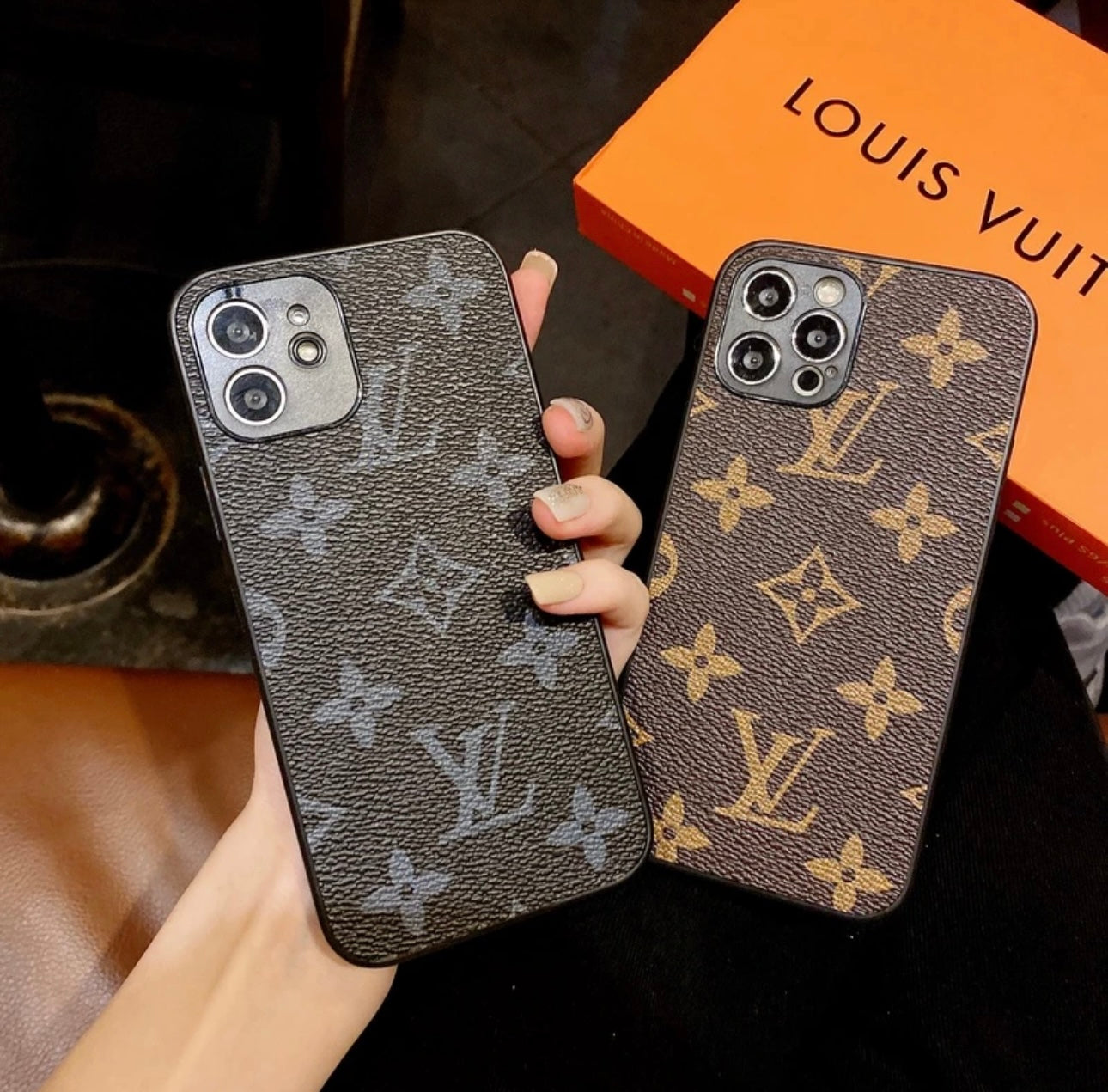 NYTT LV Shine x Mono iPhone-deksel (med boks)